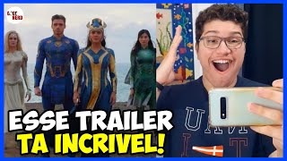 ETERNOS TRAILER LEGENDADO  REACT  COMENTÁRIOS  ANGELINA JOLIE NA MARVEL [upl. by Akilegna985]