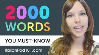 2000 Words Every Italian Beginner Must Know [upl. by Nenerb]