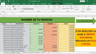 🤑 Como llevar la contabilidad de un Negocio Pequeño  EXCEL Y CONTABILIDAD PARA EMPRENDEDORES [upl. by Boatwright]