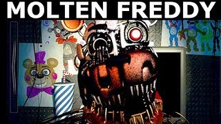 FNAF 6  Molten Freddy  All Voices Jumpscares amp Rare Screen Freddy Fazbears Pizzeria Simulator [upl. by Elleneg264]