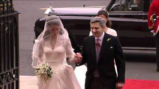 Catherine Middleton arrives at Westminster Abbey [upl. by Aynatal891]