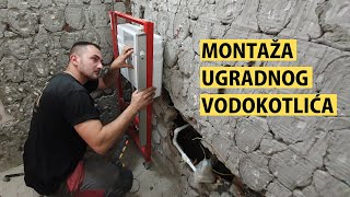 Kako se montira ugradni vodokotlić [upl. by Yhtimit]