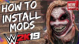 WWE 2K19 How To Install Mods Updated Full Tutorial 2022  2023 [upl. by Okihcas196]