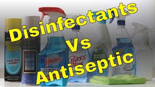 Disinfectant vs Antiseptic [upl. by Ynnaf]