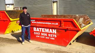 8 yard skip  Bateman Skips Ltd [upl. by Selinski]