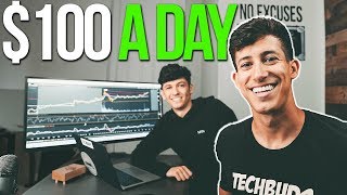 HOW TO MAKE 100 A DAY AS A BEGINNER INVESTOR [upl. by Yrhcaz401]