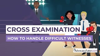 Cross Examination How to Handle Difficult Witnesses  Get Information from Obstructive Witnesses [upl. by Shirleen]