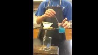 Filtering a Precipitate [upl. by Ainod]