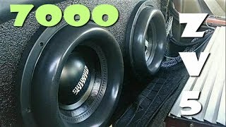 Sundown Audio ZV5 12s on 7000 watts UPDATE [upl. by Moriarty]