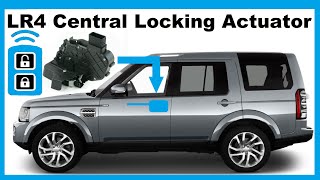 Land Rover Discovery 3 4 Front Door Central Locking Actuator Replacement DIY LR3 LR4 [upl. by Nylrak]