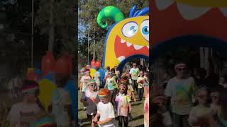 2023 colour run at Caboolture east state school [upl. by Ennybor]