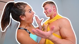 HAVING ANOTHER GIRLS LIPSTICK ON ME PRANK ON GIRLFRIEND BREAK UP [upl. by Ness]