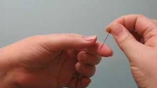 How to Tie a Knot for Hand Sewing [upl. by Sheff]