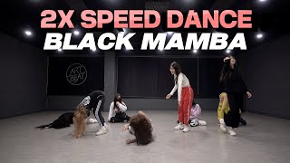 2배속 커버댄스 에스파 aespa  Black Mamba  2x Speed Dance Cover [upl. by Draner]