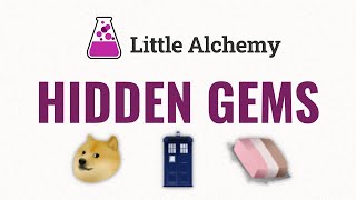 ALL HIDDEN GEMS in Little Alchemy [upl. by Erine]