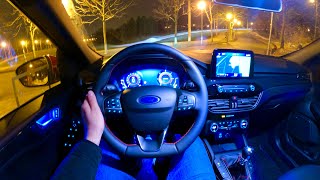 New FORD Kuga 2021  NIGHT POV test drive amp FULL REVIEW STLine EcoBlue 20 [upl. by Ainoval957]