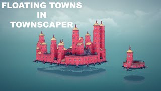 How to create floating towns in Townscaper [upl. by Gnilrets926]