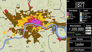 The Growth of London Every Year [upl. by Doralyn]