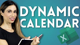 Create Easy Yearly Calendar in Excel and Sheets with a SINGLE Formula [upl. by Notniv450]