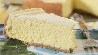 New York Cheesecake Recipe Demonstration  Joyofbakingcom [upl. by Boles105]