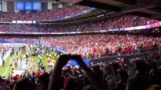 OSUMB 01 01 2015 Final Play of the game then Sloopy Swag Fight the Team Carmen Ohio at Sugar Bowl [upl. by Karleen]