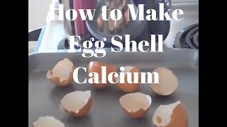 How to make egg shell calcium [upl. by Quincey]