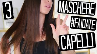 3 MASCHERE FAI DA TE PER CAPELLI BELLISSIMI 🌟CAPELLI GRASSI  SECCHI  CRESPI  Adriana Spink [upl. by Airekahs]