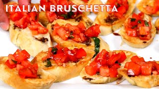 The Easiest Italian Bruschetta Recipe  Italian Bruschetta [upl. by Esilanna]