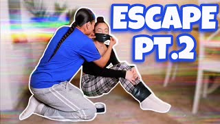 MAGICIAN DUCT TAPE ESCAPE CHALLENGE PART 2 THE CASTROS [upl. by Enisamoht974]