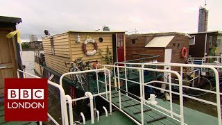 Living on a Thames houseboat  BBC London [upl. by Chauncey422]