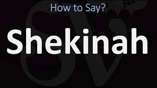 How to Pronounce Shekinah CORRECTLY [upl. by Benito570]