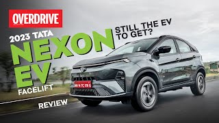 2023 Tata Nexon EV review  range tested  OVERDRIVE [upl. by Farkas]