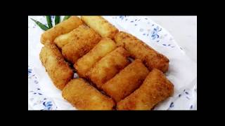 Resep Risoles Isi Ayam Dan Sayuran  Chicken Roll [upl. by Ahsiekin257]