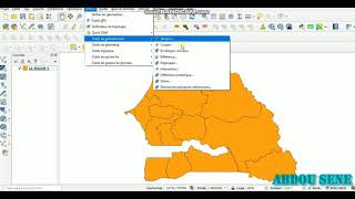 Extraction dun trait de côte  Qgis  Cartographie [upl. by Kluge]