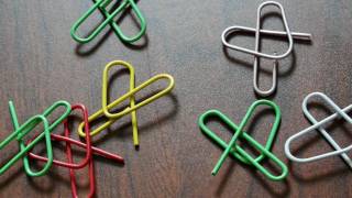 How to make a paper clip heart [upl. by Fredek]