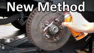 How to Remove a STUCK Drum Brake [upl. by Amaras]