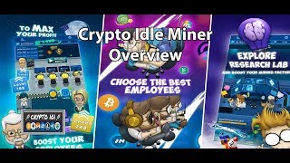 Crypto Idle Miner Bitcoin Tycoon Overview [upl. by Nura378]