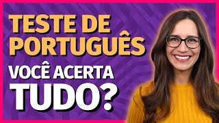 ❌✅ TESTE BÁSICO de PORTUGUÊS Você consegue GABARITAR  TESTE 1  Professora Letícia Góes [upl. by Dickinson]