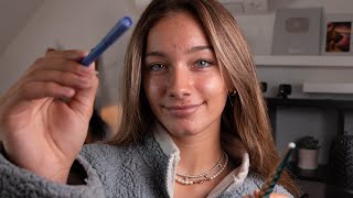 ASMR  TRACING YOUR FACE [upl. by Persas379]