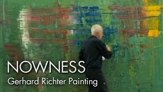 Gerhard Richter Painting watch the master artist at work [upl. by Ettennor235]