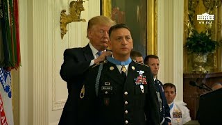 Medal of Honor Ceremony Staff Sgt David G Bellavia [upl. by Wardlaw]