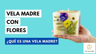 Como Hacer VELAS ARTESANALES 🌺🌿Técnica VELA MADRE [upl. by Sudnor]