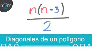 Diagonales de un polígono │hallar lados [upl. by Moishe576]