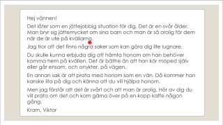 Skriva på SFI  Ge tips och råd [upl. by Eloise]