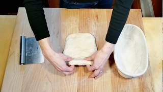 Shaping an Oval Loaf Bâtard [upl. by Clayberg]