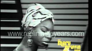 Nina Simone quotWork Songquot Live Merv Griffin Show 1966 [upl. by Naugal]