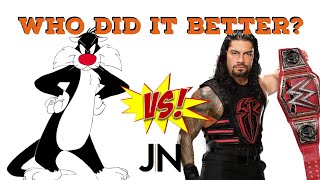 WDIB Sylvester vs Roman Reigns Suffering Succotash [upl. by Ahsiened]