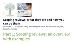 Scoping reviews an overview with examples [upl. by Hoenack]