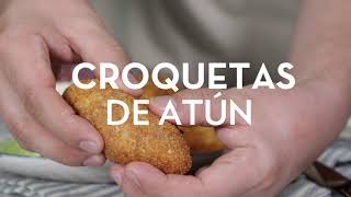 ¿Cómo hacer croquetas de atún receta  Cocina Fácil [upl. by Caswell533]