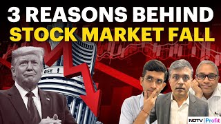 Why Is Stock Market Falling  Nifty Sensex Down  Share Market Down NEWS [upl. by Molohs]